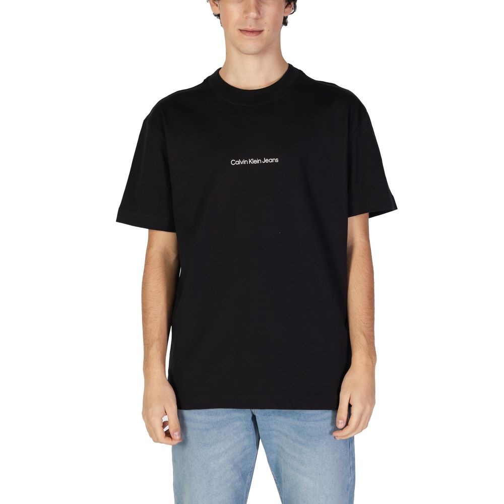 Calvin Klein Jeans Black Cotton T-Shirt