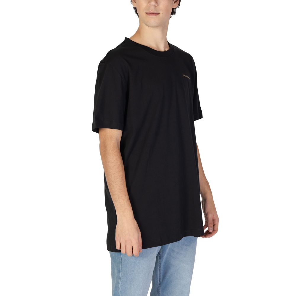 Calvin Klein Jeans Black Cotton T-Shirt