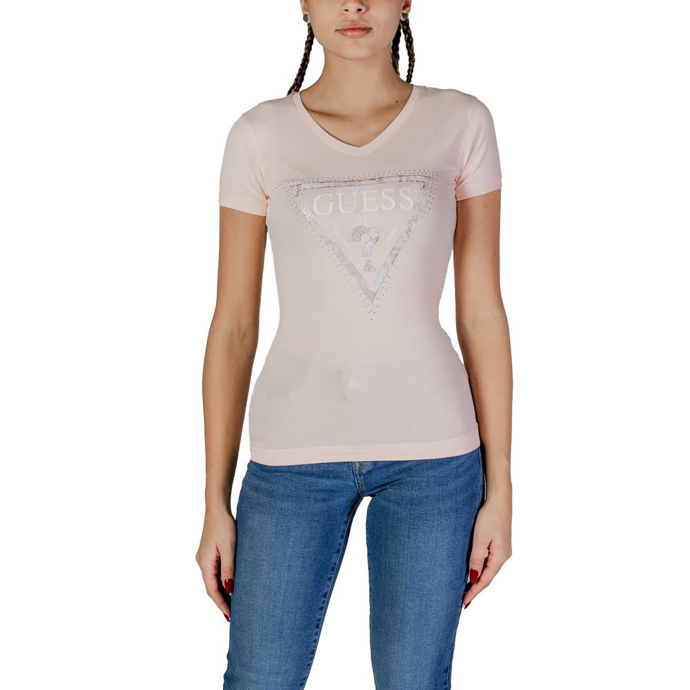 Guess Multicolor Cotton Tops & T-Shirt