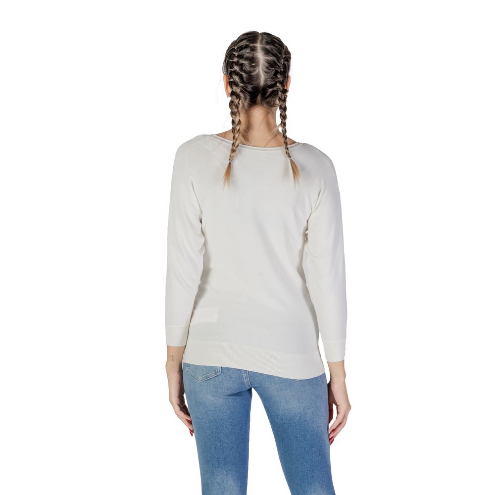 Guess White Viscose Tops & T-Shirt