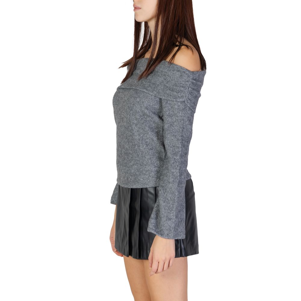 Only Gray Recycled Polyester Sweater