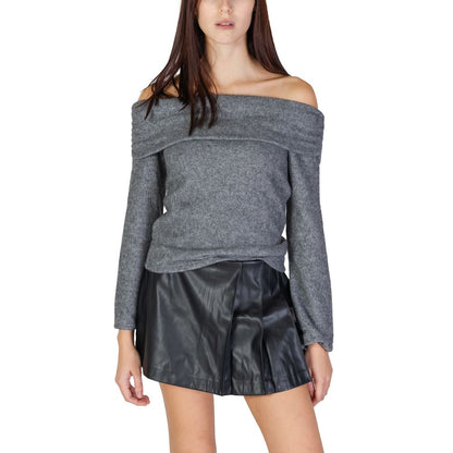 Only Gray Recycled Polyester Sweater