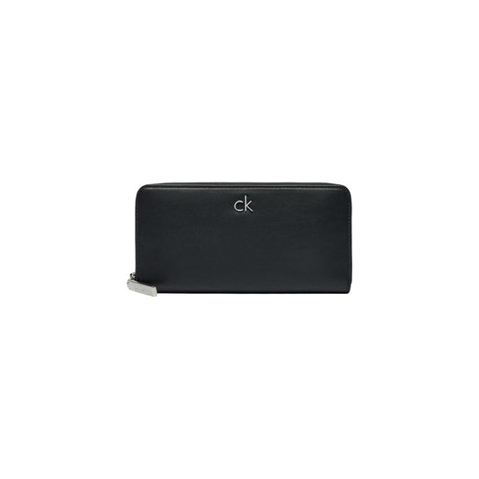 Calvin Klein Black Recycled Polyester Wallet