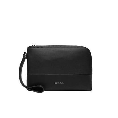 Calvin Klein Black Recycled Polyester Luggage And Travel