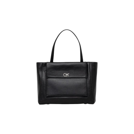 Calvin Klein Black Recycled Polyester Handbag