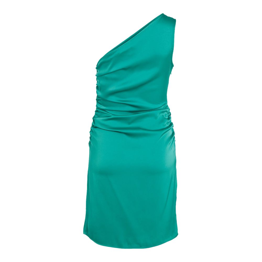 Vila Clothes Green Polyester Dress