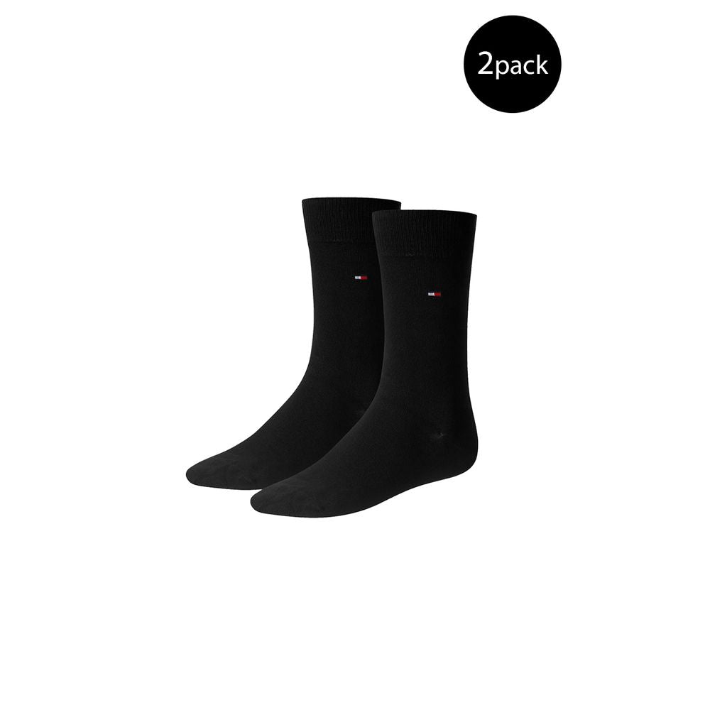 Tommy Hilfiger Black Cotton Sock