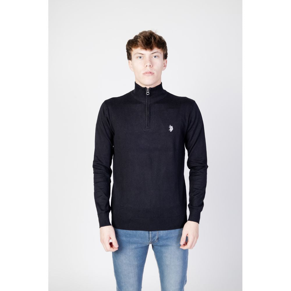 U.S. POLO ASSN. Black Cotton Sweater