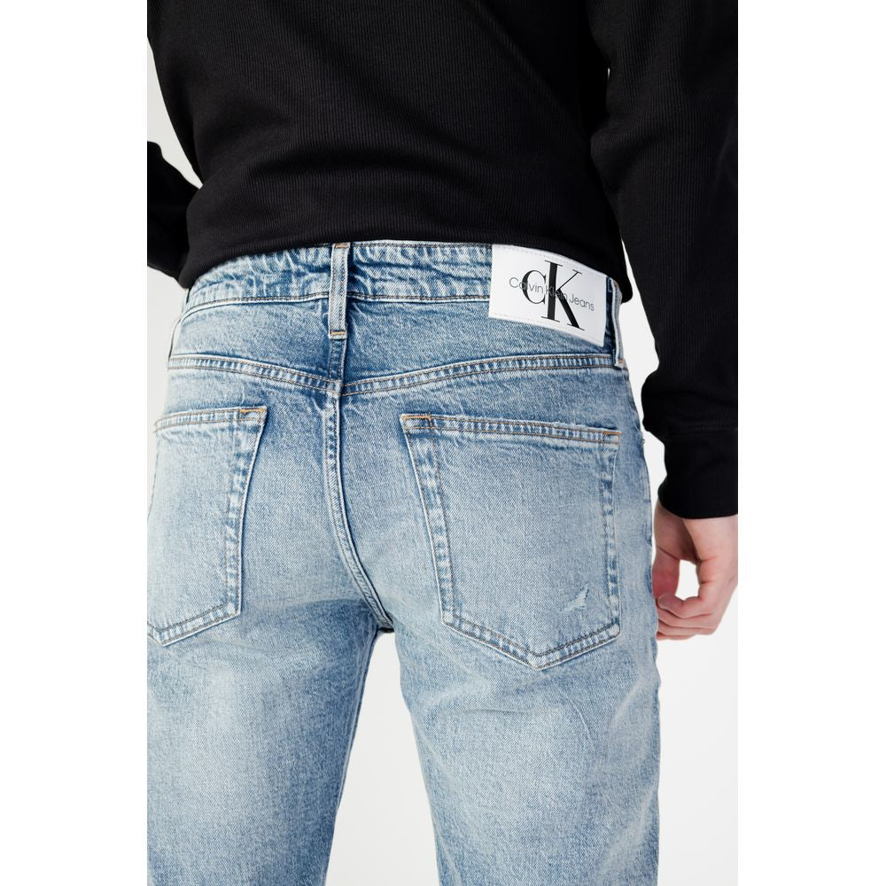 Calvin Klein Jeans Light Blue Cotton Jeans & Pant