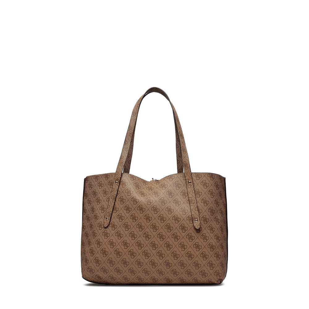 Guess Brown Polyethylene Handbag