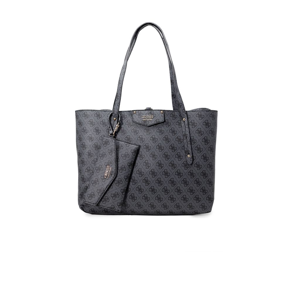 Guess Gray Polyethylene Handbag