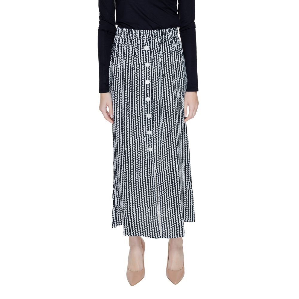 Only Black Viscose Skirt