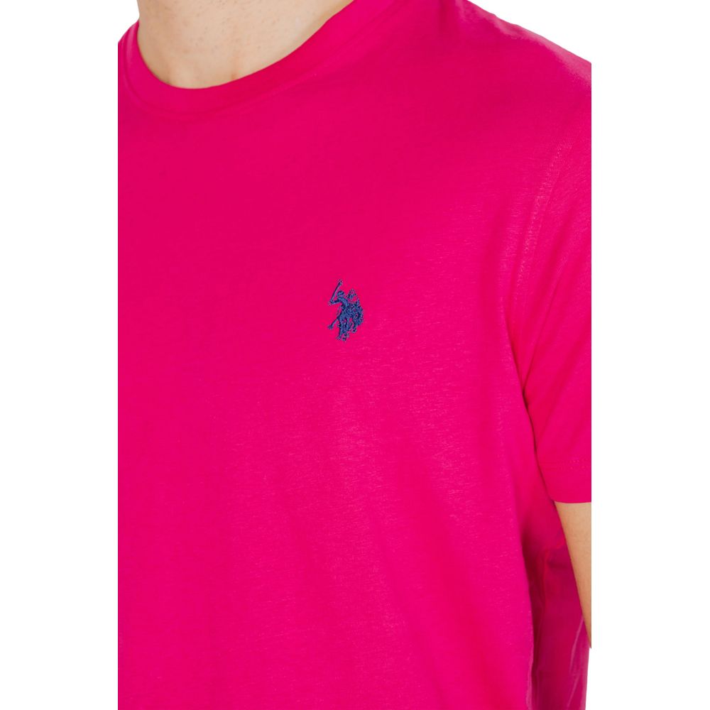 U.S. POLO ASSN. Pink Cotton T-Shirt