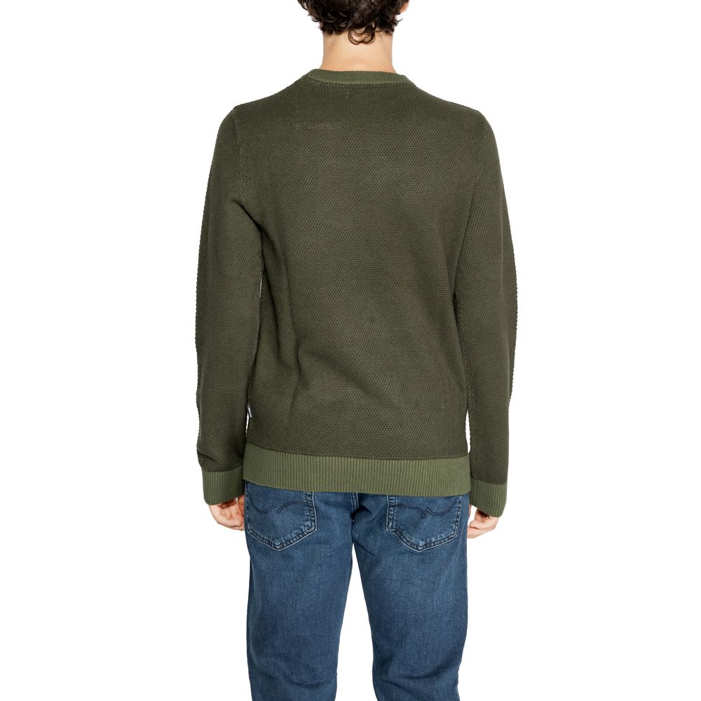 Jack Jones Green Cotton Sweater