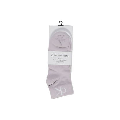 Calvin Klein Jeans Purple Cotton Sock