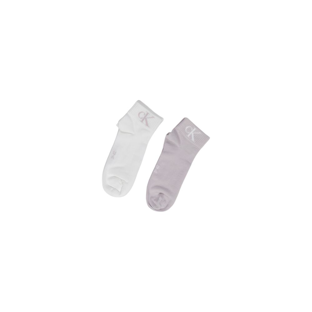 Calvin Klein Jeans Purple Cotton Sock