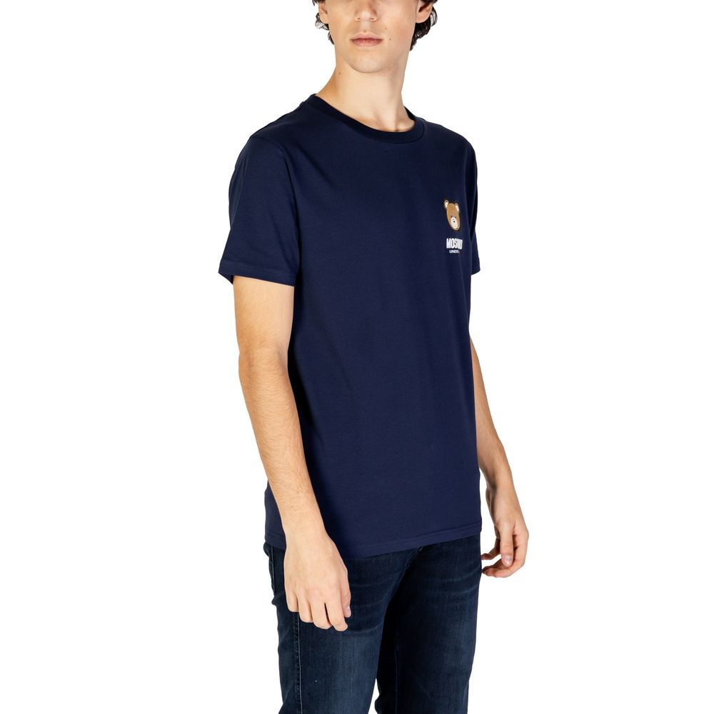 Moschino Blue Cotton T-Shirt