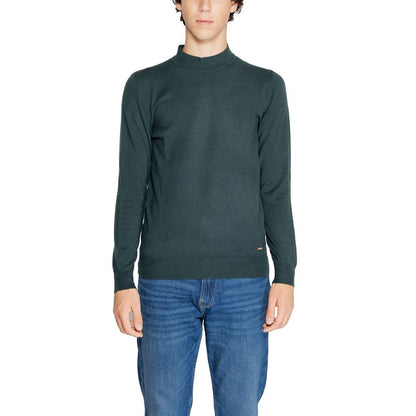 Gianni Lupo Green Polyester T-Shirt