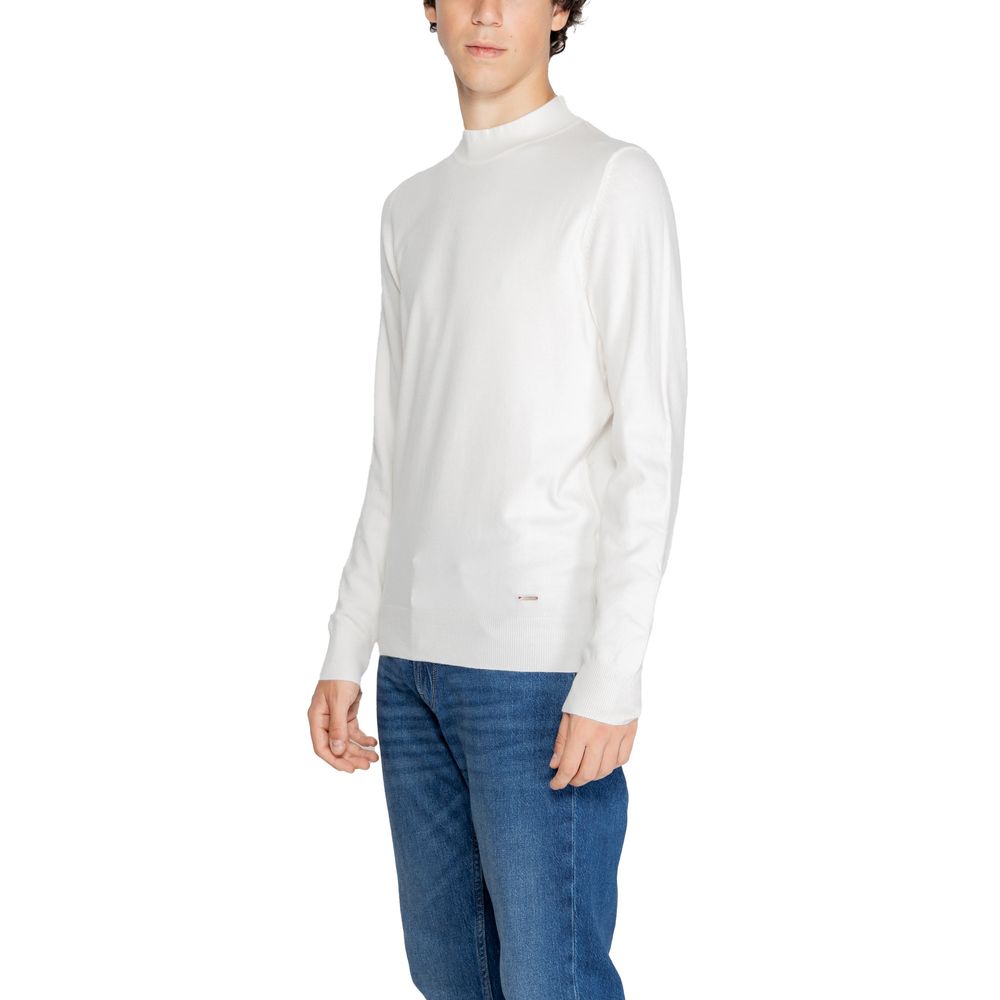 Gianni Lupo Cream Polyester T-Shirt