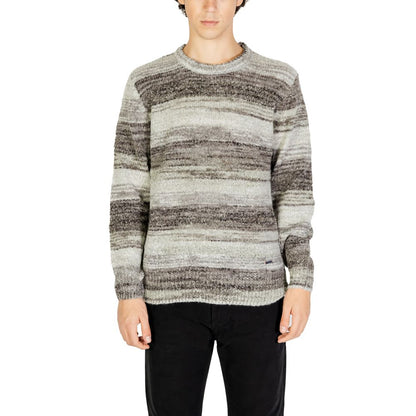 Gianni Lupo Gray Polyacrylic Sweater