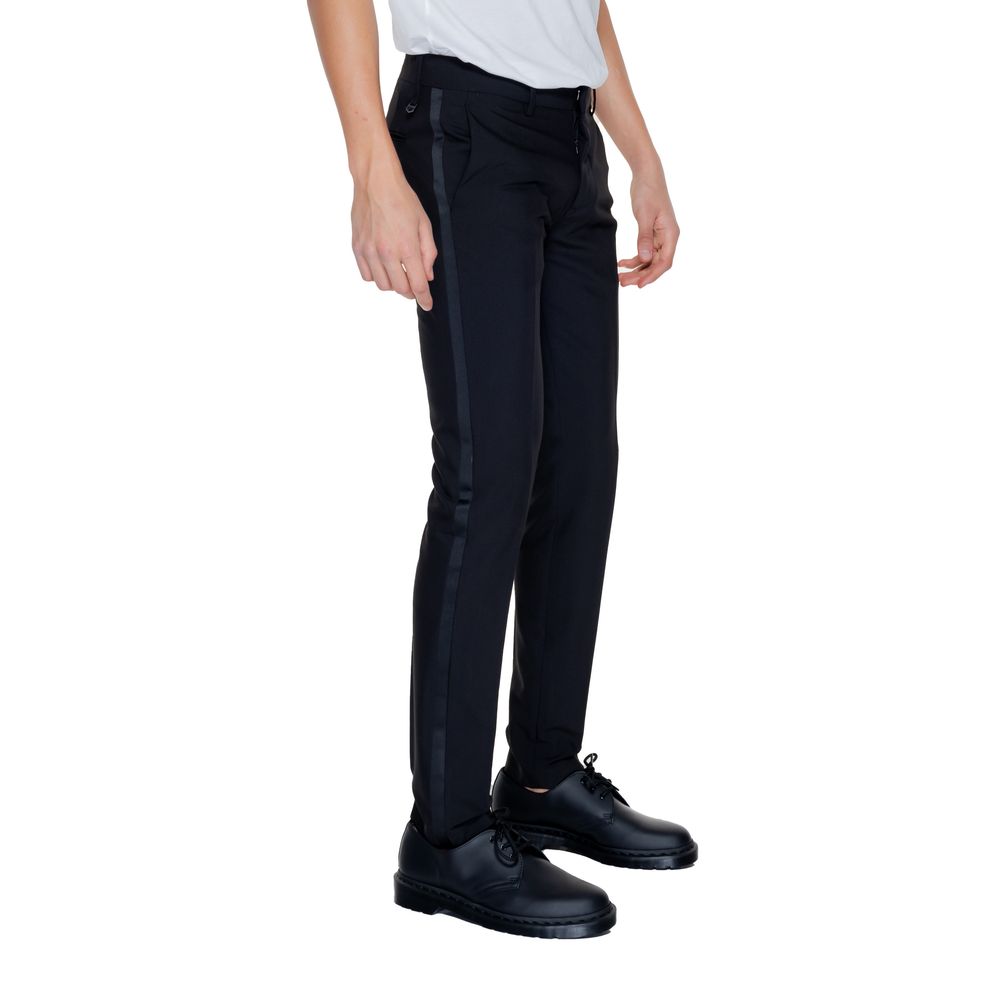 Antony Morato Black Polyester Jeans & Pant