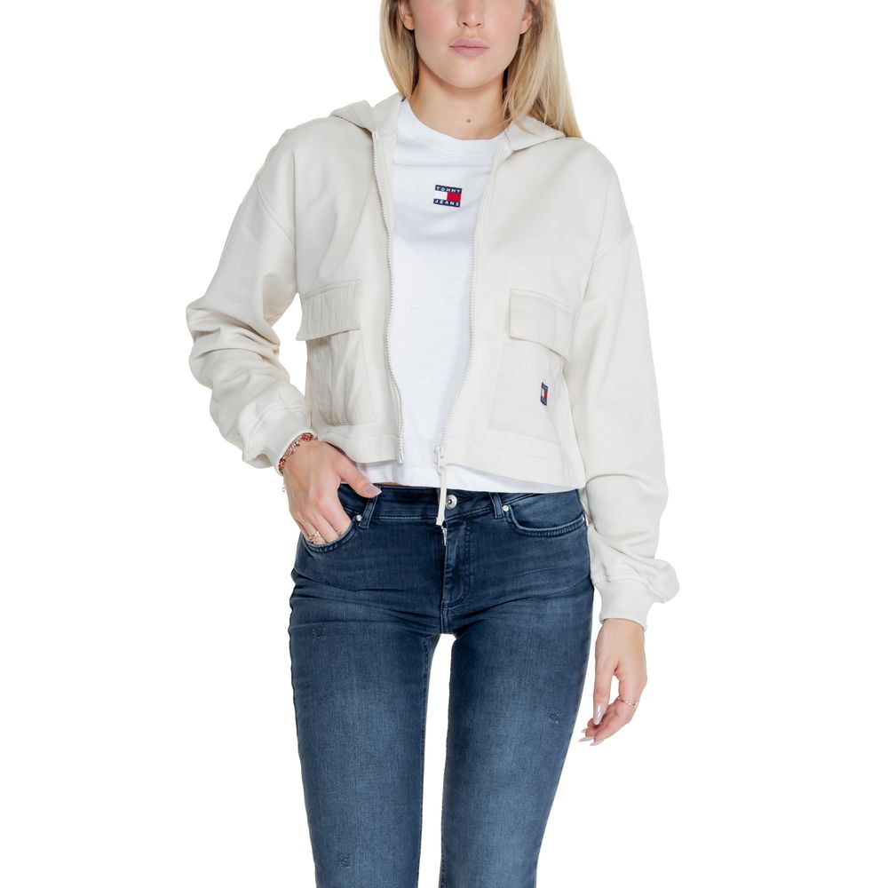 Tommy Hilfiger Jeans Beige Cotton Sweater