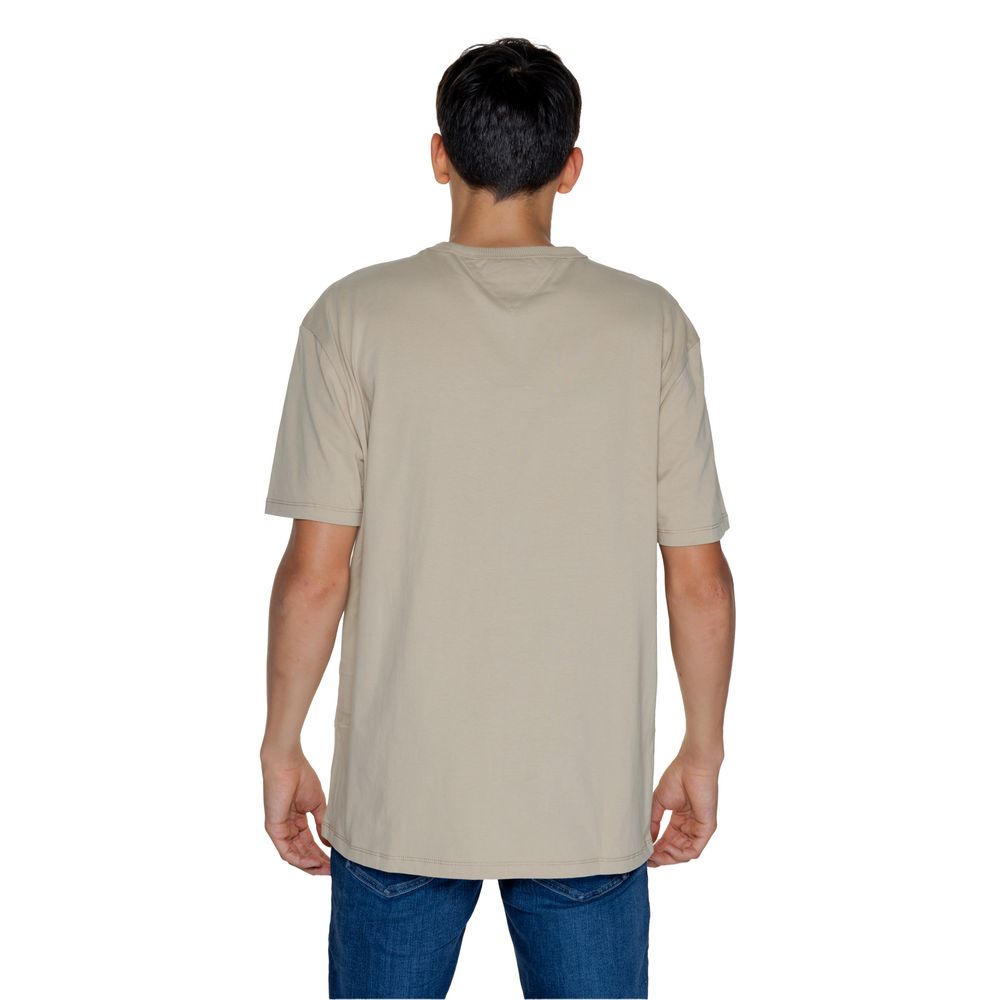 Tommy Hilfiger Jeans Gold Cotton T-Shirt