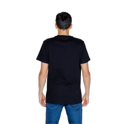 Tommy Hilfiger Jeans Black Cotton Rigenerato T-Shirt