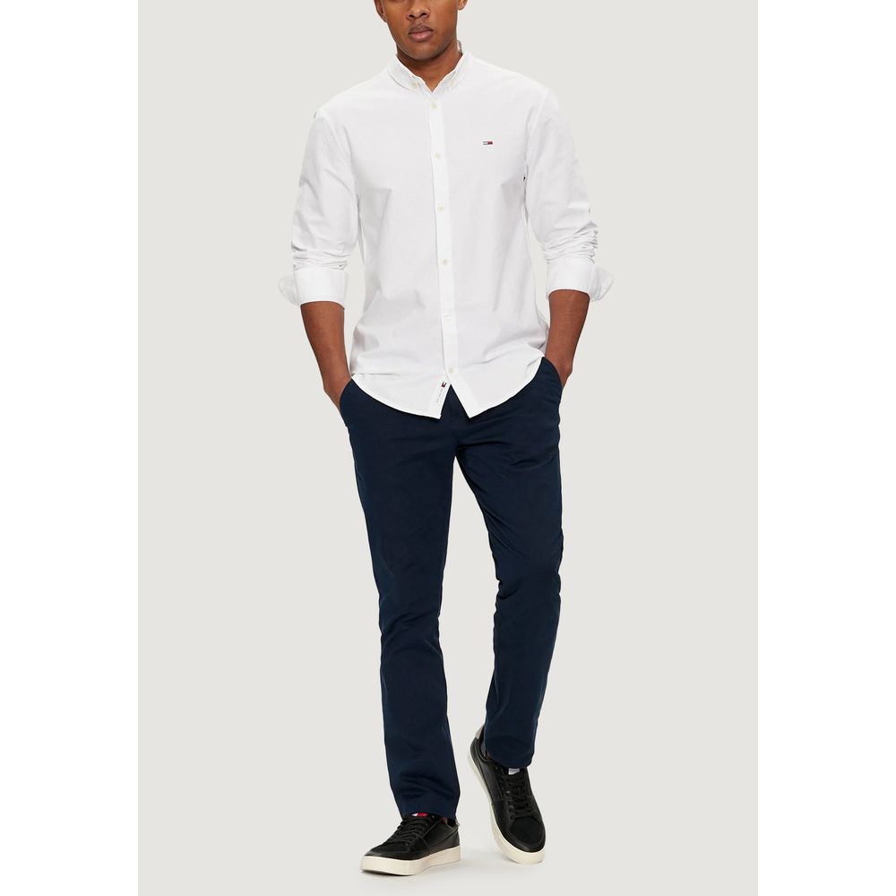 Tommy Hilfiger Jeans White Cotton Shirt