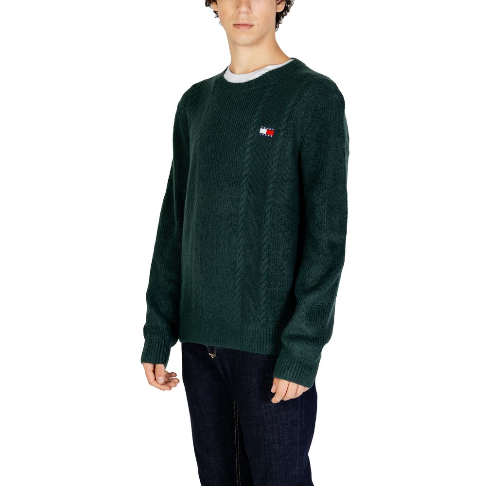 Tommy Hilfiger Jeans Green Acrylic Sweater