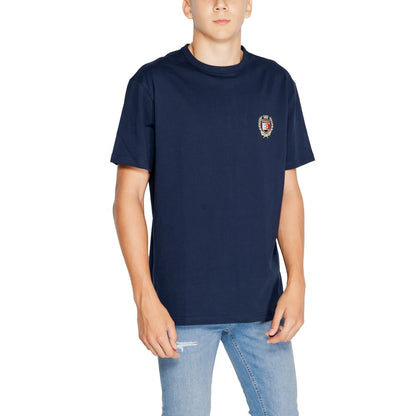 Tommy Hilfiger Jeans Blue Cotton Rigenerato T-Shirt