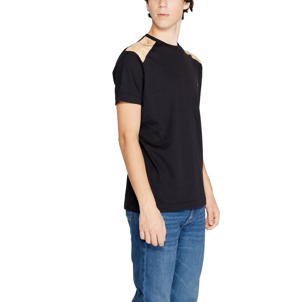 Alviero Martini Prima Classe Black Cotton T-Shirt