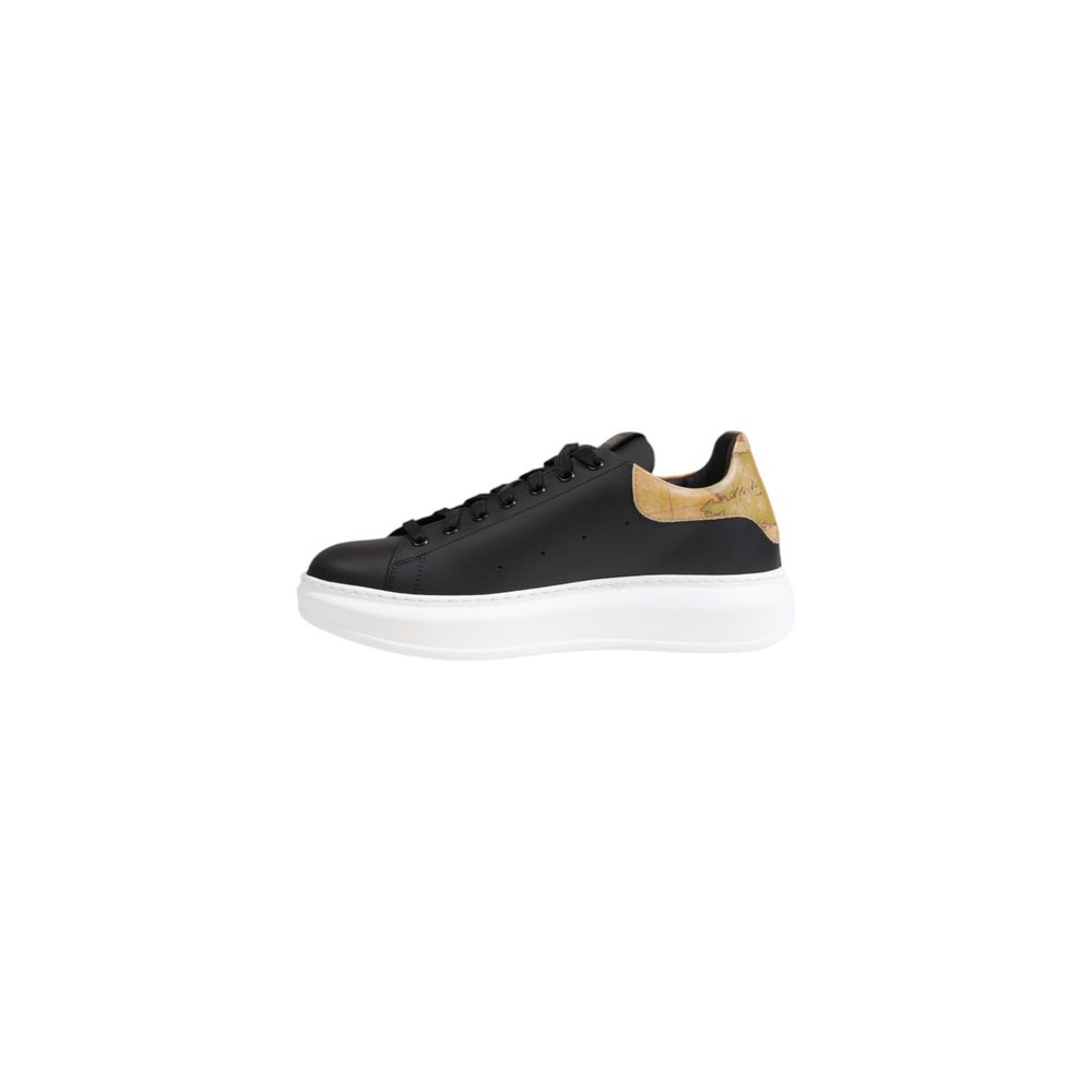 Alviero Martini Prima Classe Black Leather Sneaker