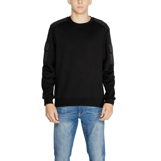 Antony Morato Black Cotton Sweater