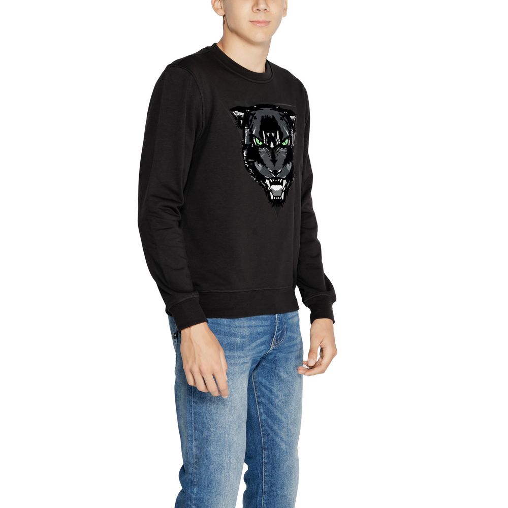 Antony Morato Black Cotton Sweater