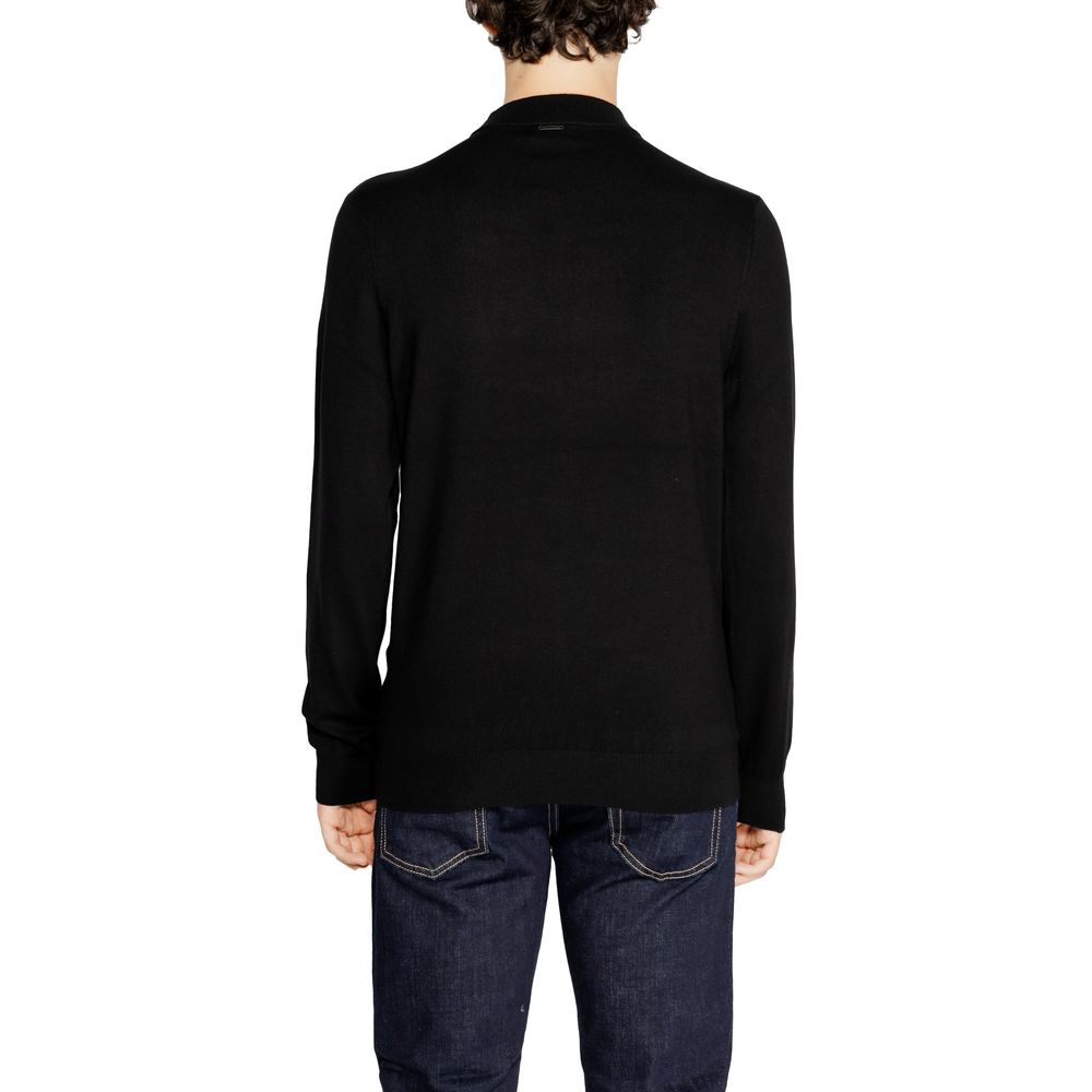 Antony Morato Black Viscose T-Shirt