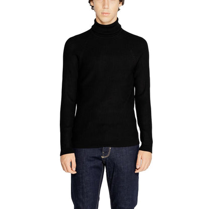 Antony Morato Black Viscose Sweater