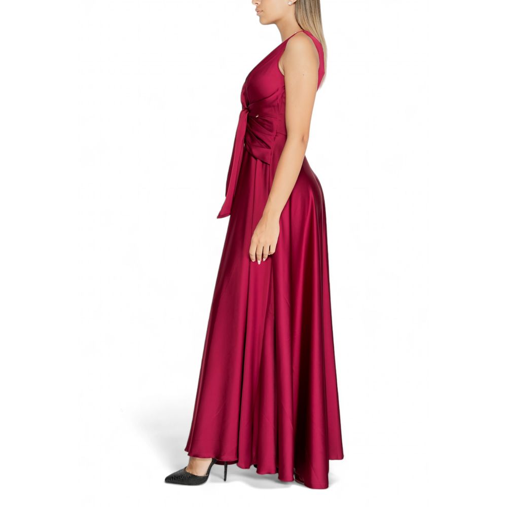 Rinascimento Bordeaux Polyester Dress