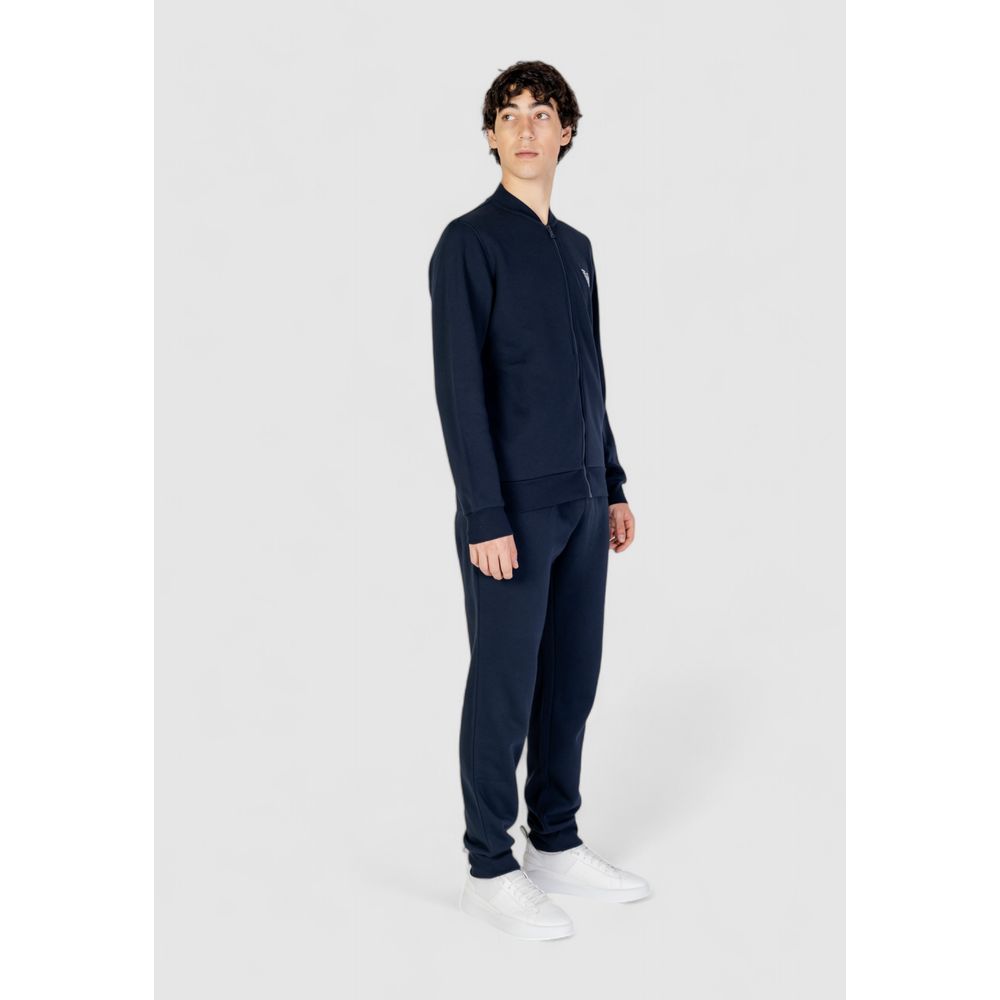 Emporio Armani Underwear Blue Cotton Sweatsuit