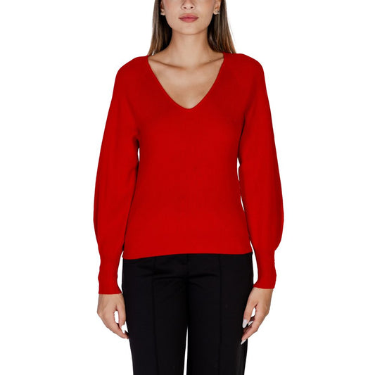 Morgan De Toi Red Viscose Tops & T-Shirt