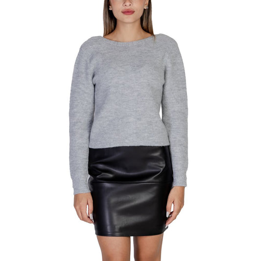 Morgan De Toi Gray Recycled Polyester Tops & T-Shirt