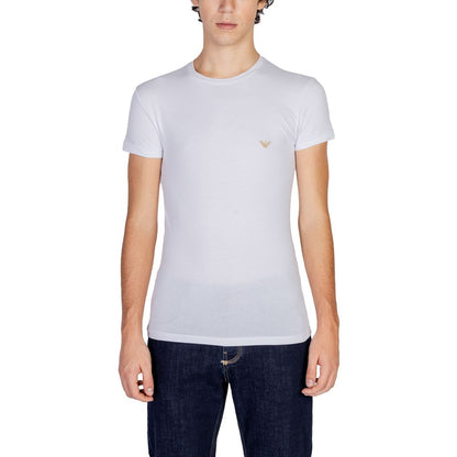 Emporio Armani Underwear White Cotton T-Shirt