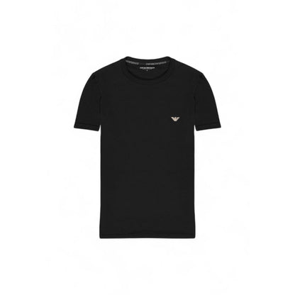 Emporio Armani Underwear Black Cotton T-Shirt