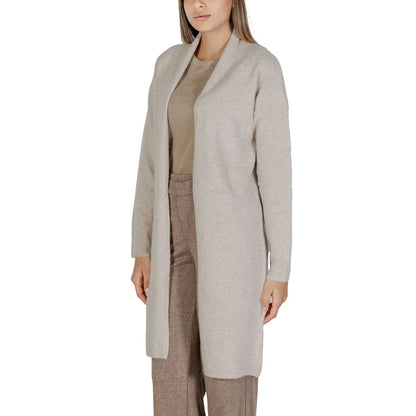 Morgan De Toi Beige Polyester Cardigan