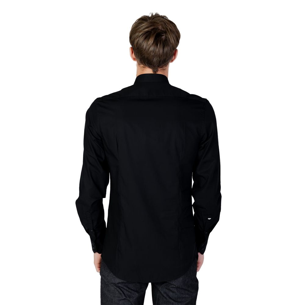 Antony Morato Black Cotton Shirt