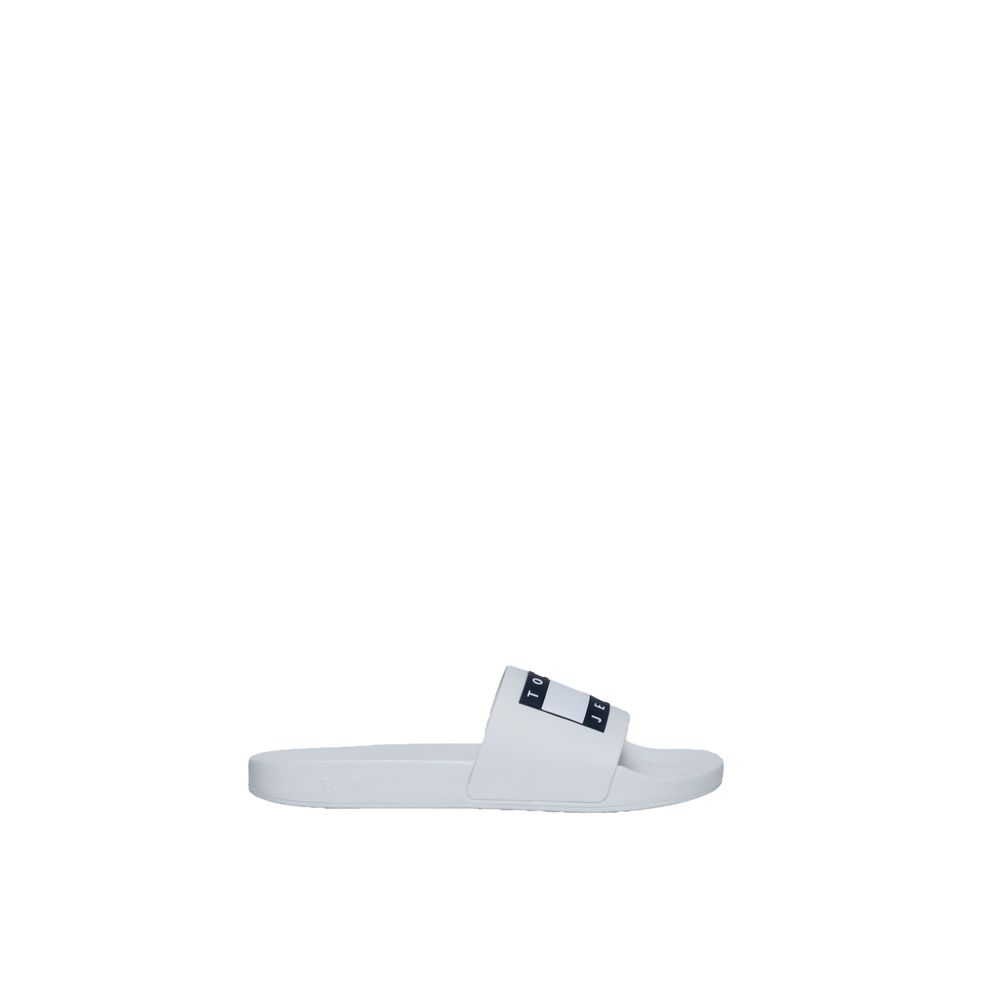 Tommy Hilfiger Jeans Cream Polyethylene Sandal