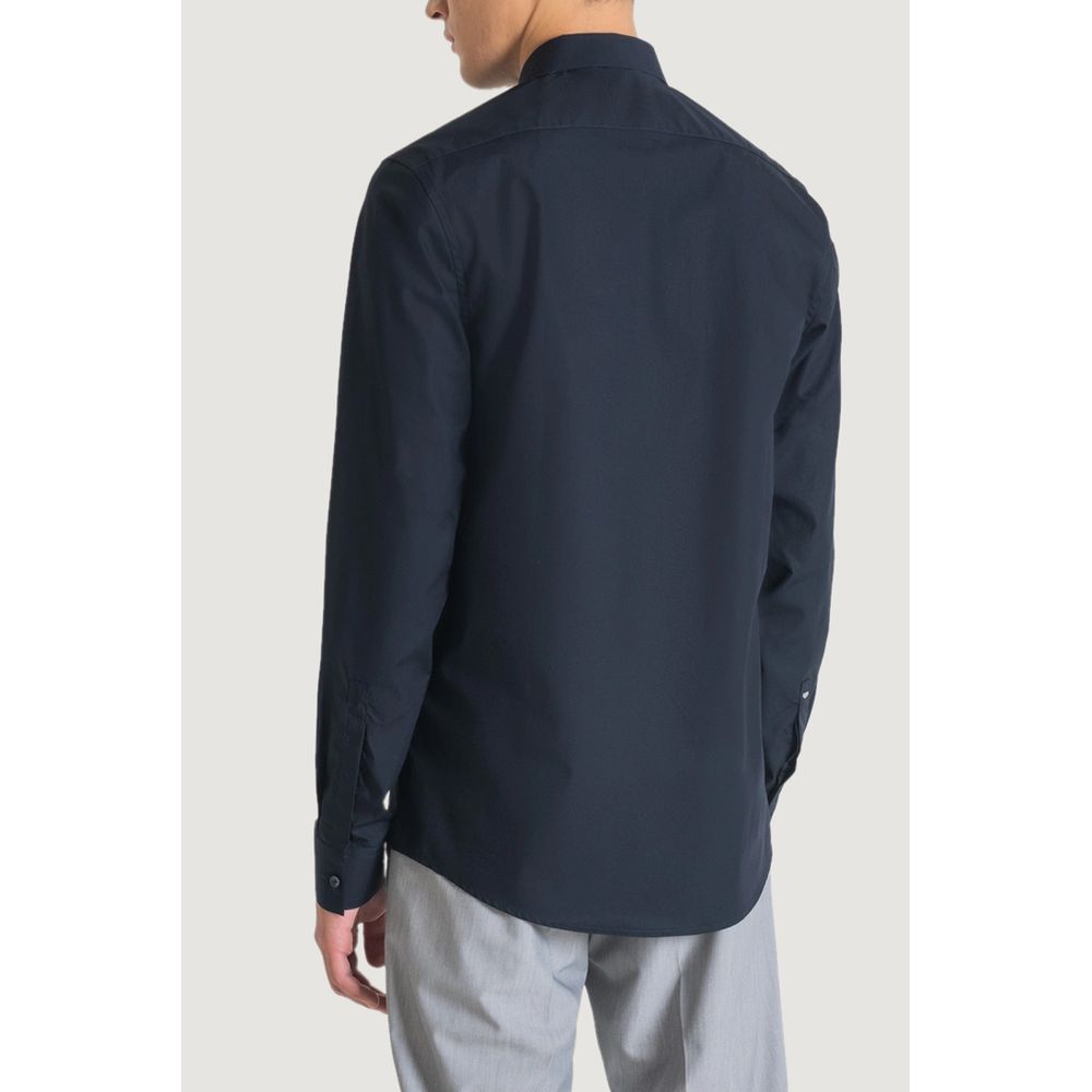 Antony Morato Blue Cotton Shirt