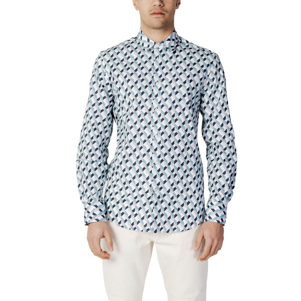 Antony Morato Blue Cotton Shirt