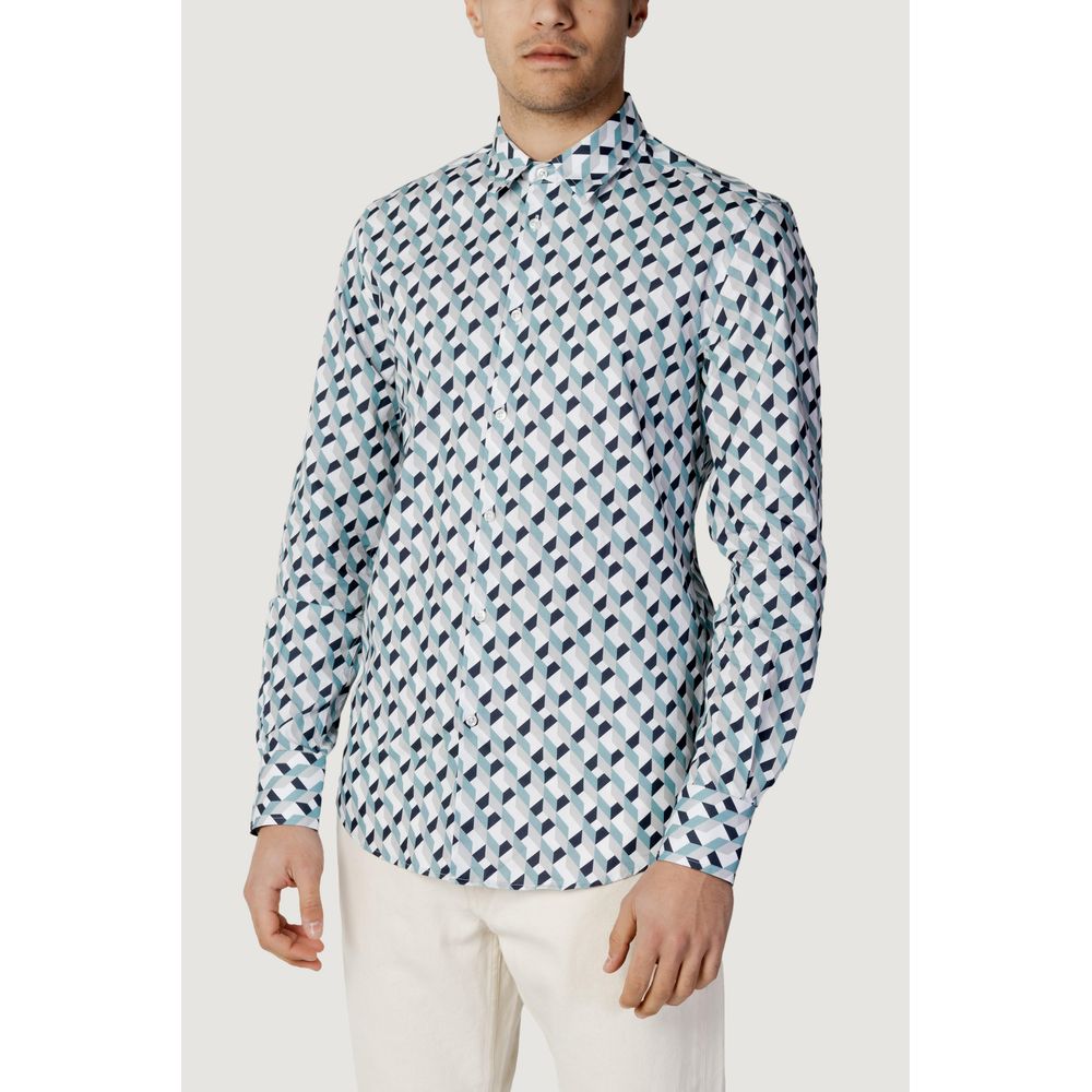 Antony Morato Blue Cotton Shirt