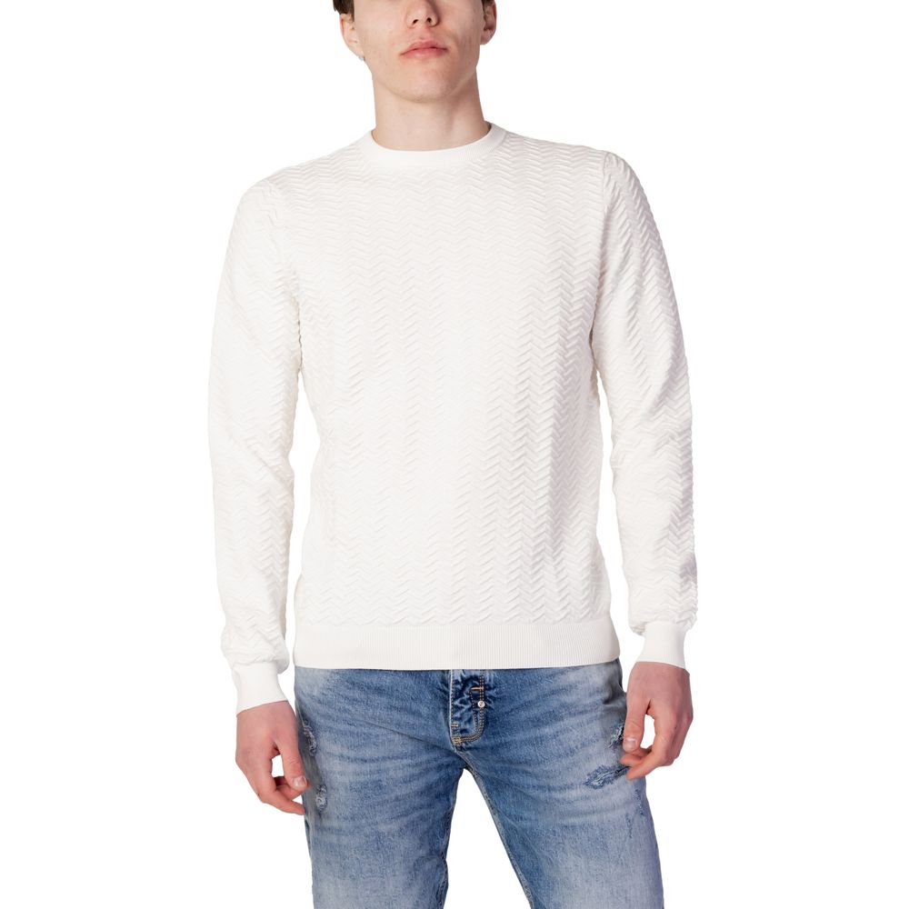 Antony Morato Cream Cotton T-Shirt